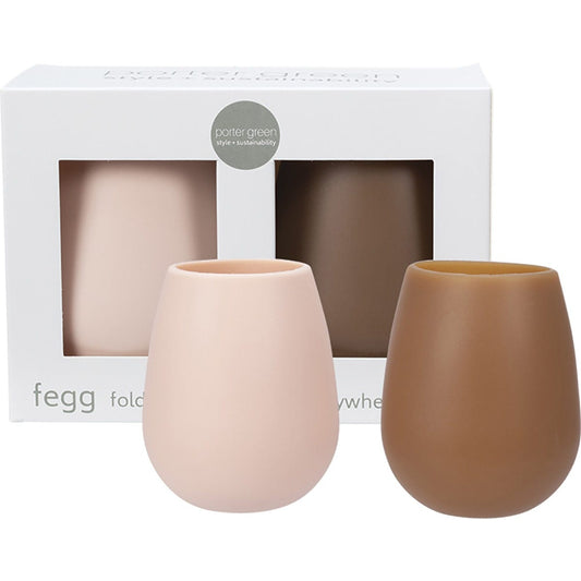 Porter Green Fegg Silicone Tumbler Set Monrovia 2x350ml