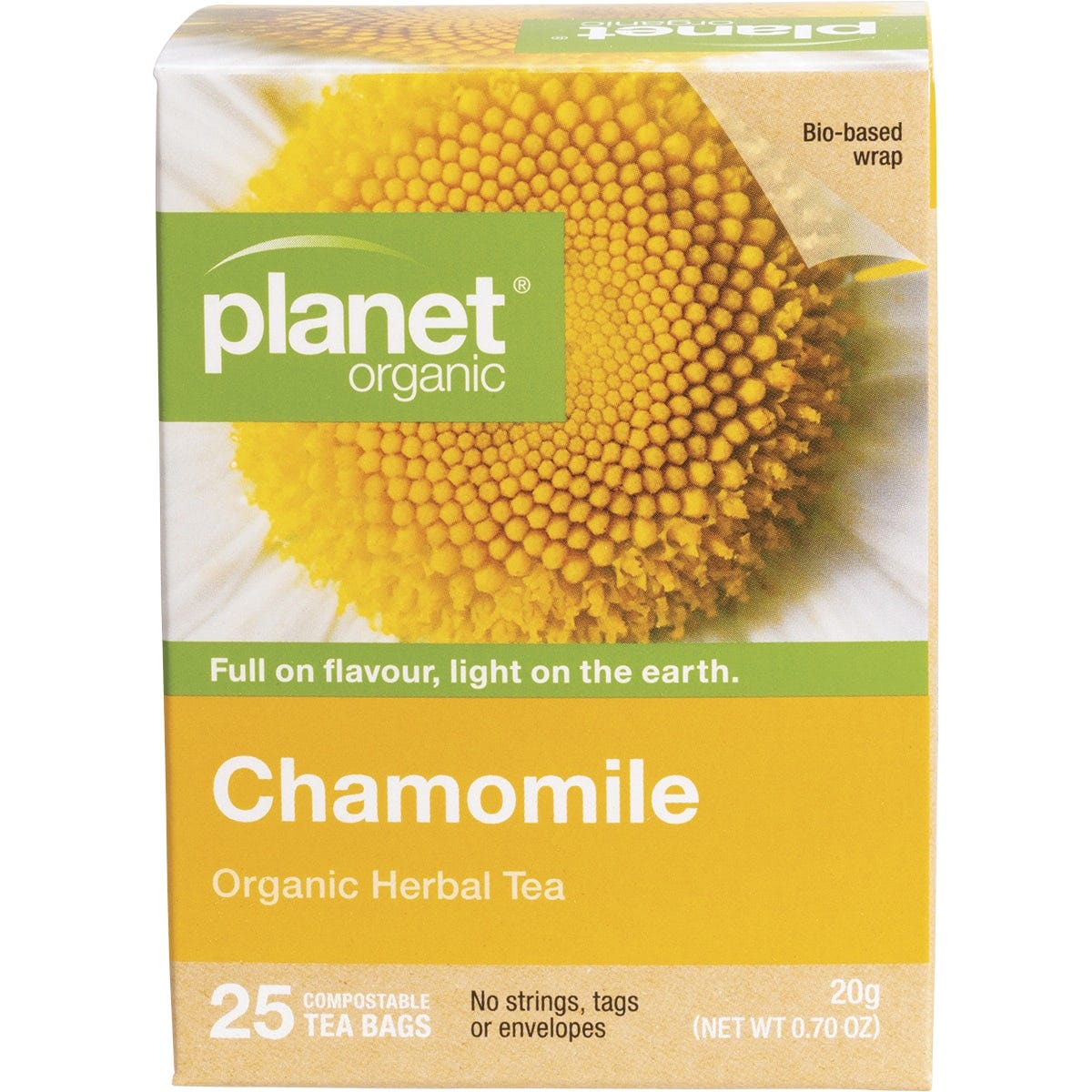 Planet Organic Herbal Tea Bags Chamomile 25pk