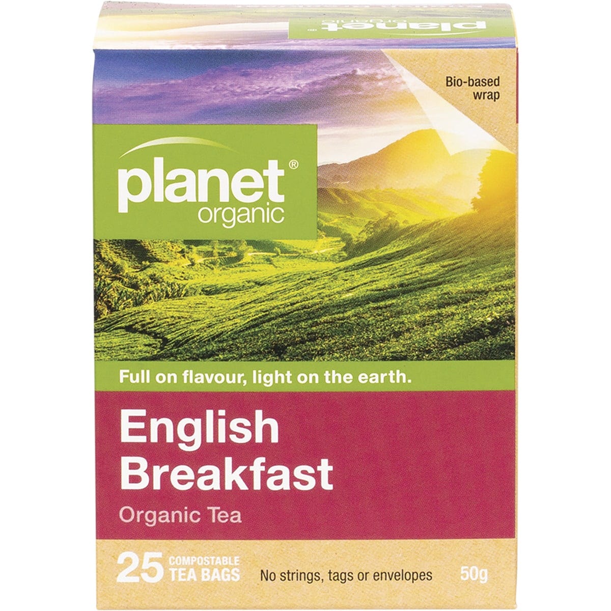 Planet Organic Herbal Tea Bags English Breakfast 25pk