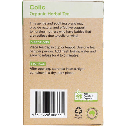 Planet Organic Herbal Tea Bags New Mother's Colic Tea 25pk