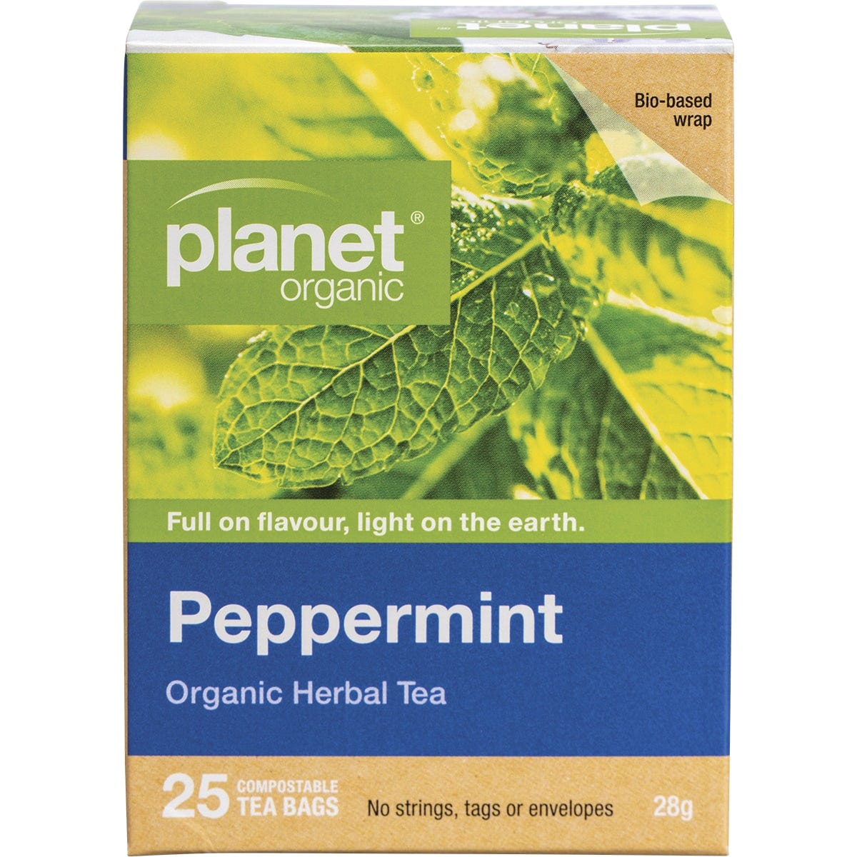 Planet Organic Herbal Tea Bags Peppermint 25pk