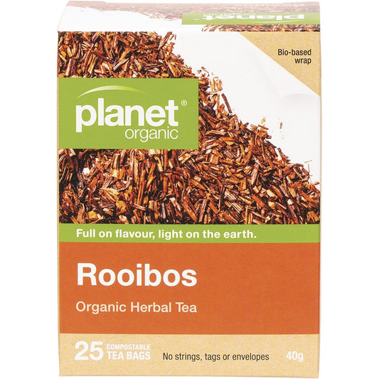 Planet Organic Herbal Tea Bags Rooibos 25pk