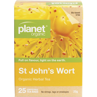 Planet Organic Herbal Tea Bags St John's Wort 25pk