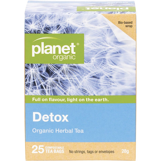 Planet Organic Herbal Tea Bags Detox 25pk