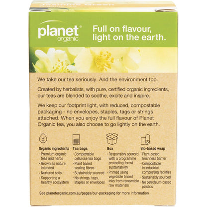 Planet Organic Herbal Tea Bags Jasmine Green 25pk