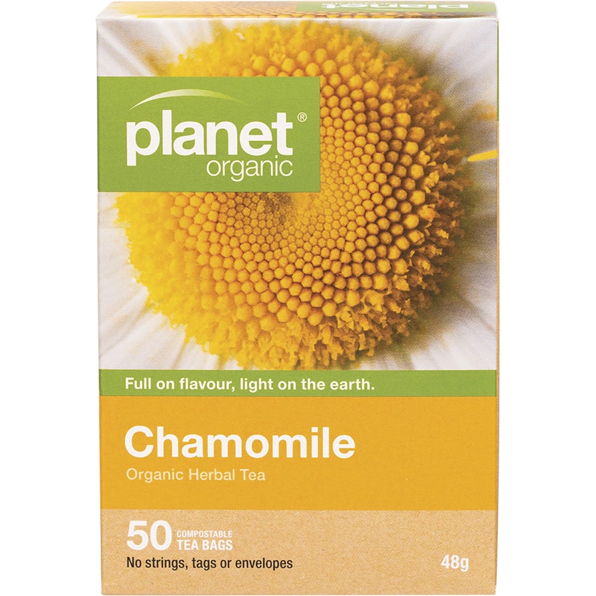 Planet Organic Herbal Tea Bags Chamomile 50pk