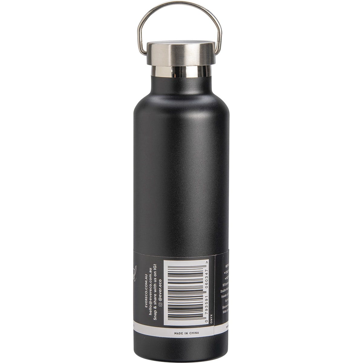 Ever Eco Insulated Stainless Steel Bottle Onyx 750ml