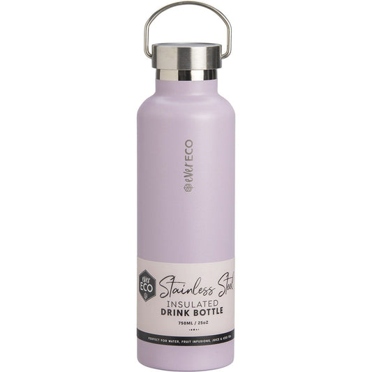 Ever Eco Insulated Stainless Steel Bottle Byron Bay Lilac 750ml