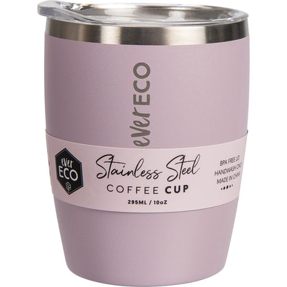 Ever Eco Insulated Coffee Cup Byron Bay Lilac 295ml