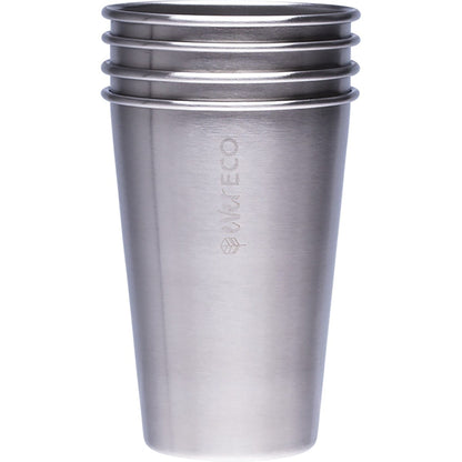 Ever Eco Stainless Steel Drinking Cups 4x500ml