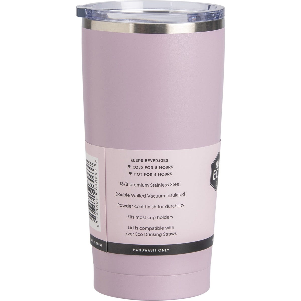 Ever Eco Insulated Tumbler Byron Bay Lilac 592ml