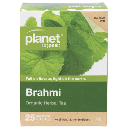 Planet Organic Herbal Tea Bags Brahmi 25pk