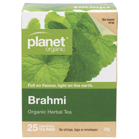 Planet Organic Herbal Tea Bags Brahmi 25pk