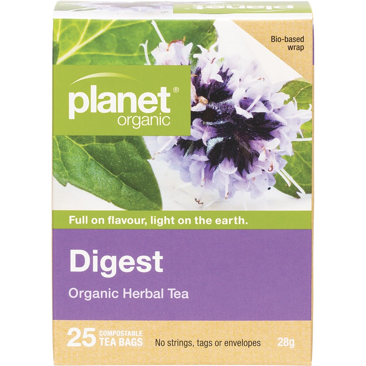 Planet Organic Herbal Tea Bags Digest 25pk