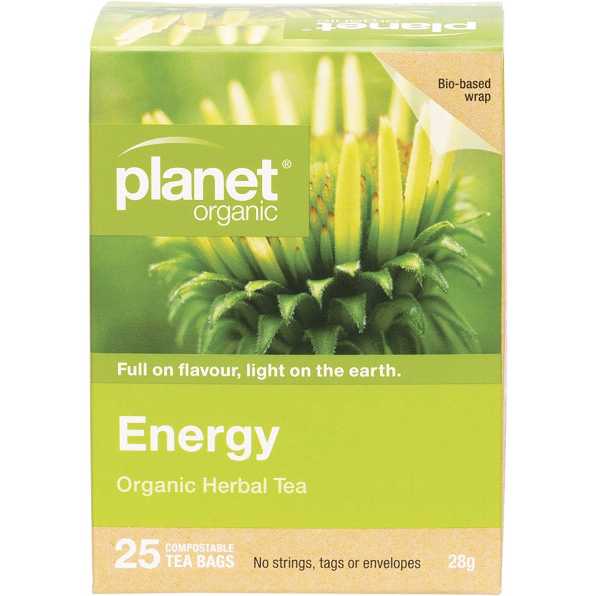 Planet Organic Herbal Tea Bags Energy 25pk