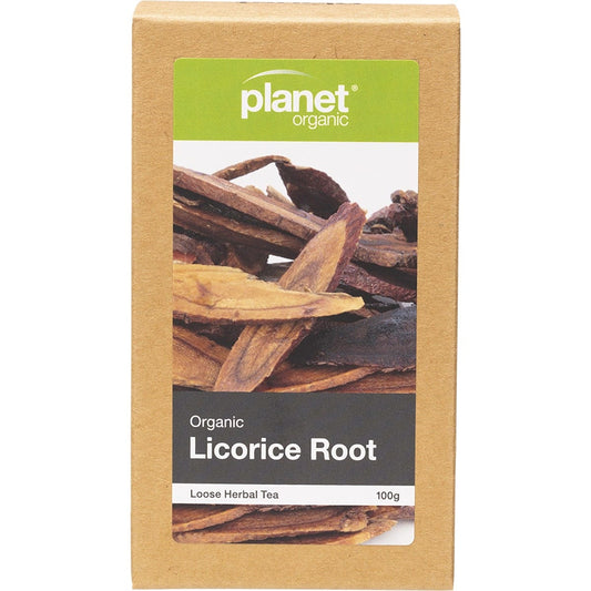 Planet Organic Herbal Loose Leaf Tea Organic Licorice Root 100g