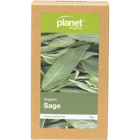 Planet Organic Herbal Loose Leaf Tea Organic Sage 50g