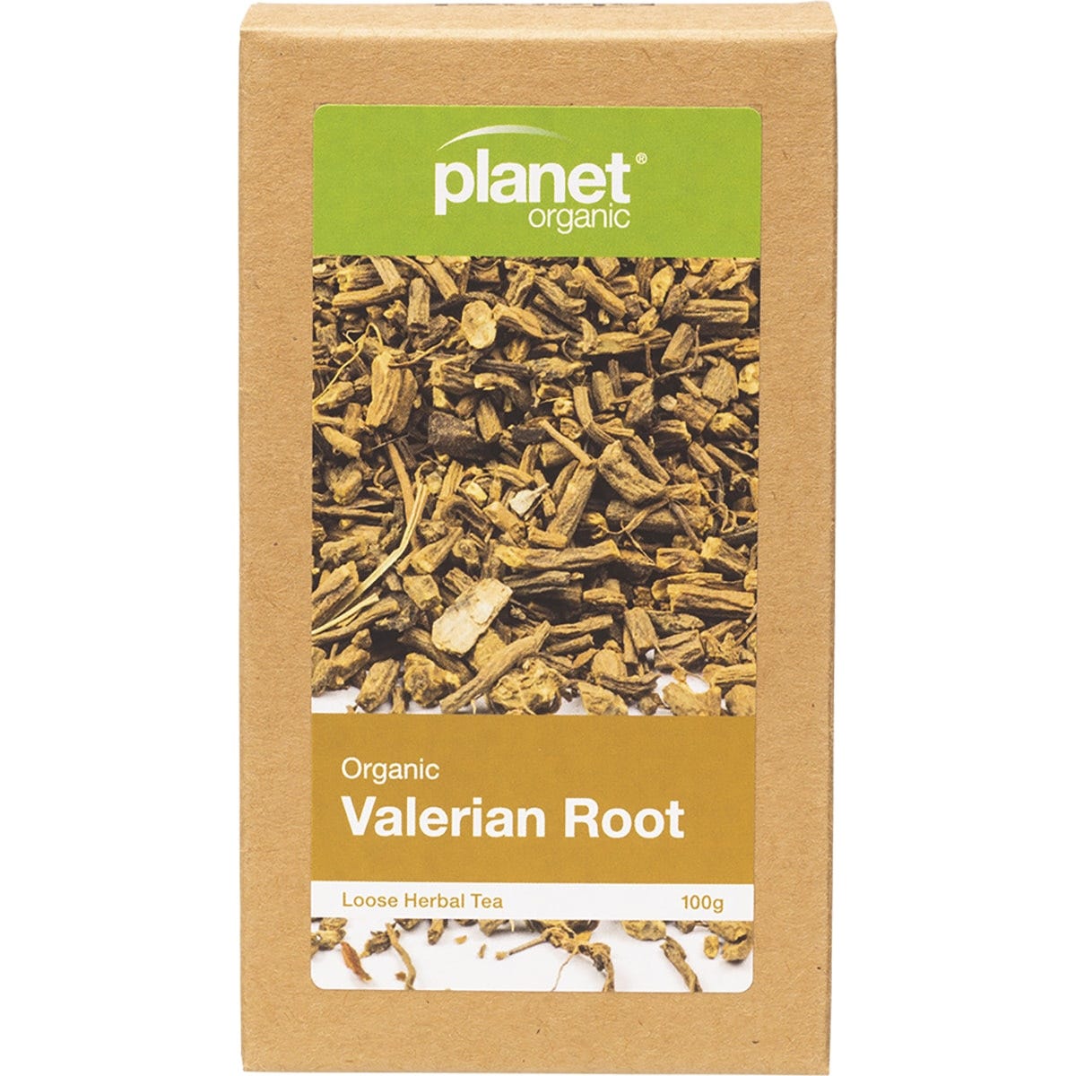 Planet Organic Herbal Loose Leaf Tea Organic Valerian Root 100g