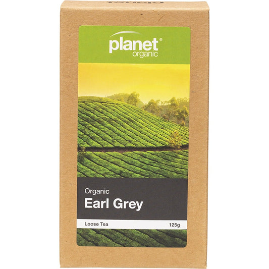 Planet Organic Loose Leaf Tea Organic Earl Grey 125g