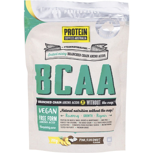 Protein Supplies Australia Branched Chain Amino Acids Pine Coconut 200g