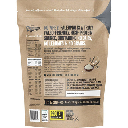 Protein Supplies Australia PaleoPro Egg White Protein Pure 400g