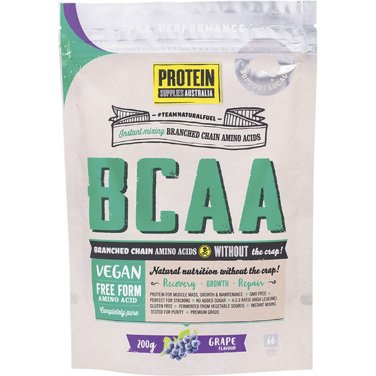 Protein Supplies Australia Branched Chain Amino Acids Grape 200g