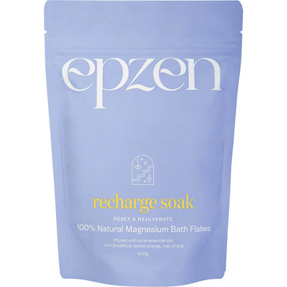 Epzen Magnesium Bath Flakes Recharge Soak 500g