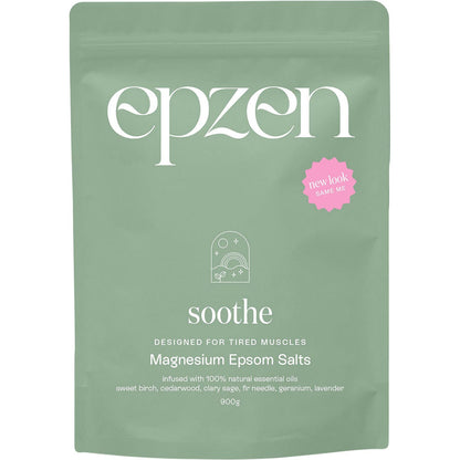 Epzen Magnesium Epsom Salts Soothe 900g