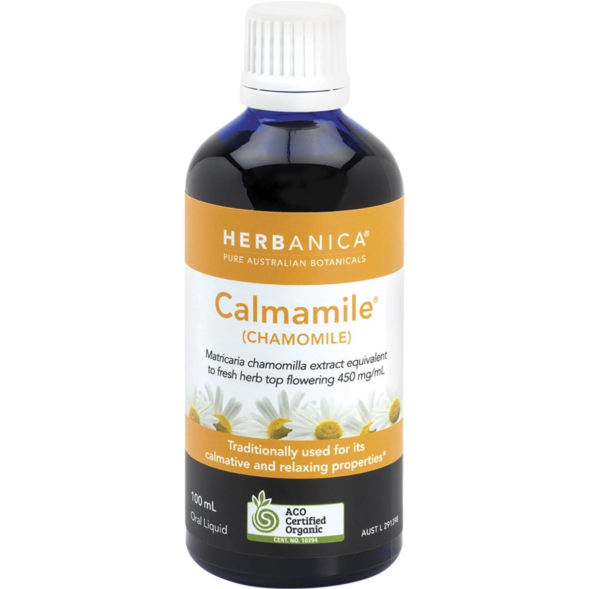 PPC Herbs Herbanica Herbal Tincture Calmamile Chamomile 100ml