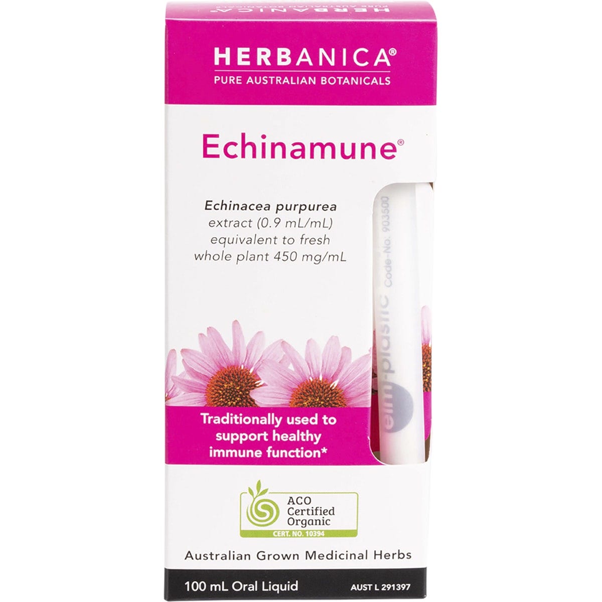 PPC Herbs Herbanica Herbal Tincture Echinamune Echinacea 100ml