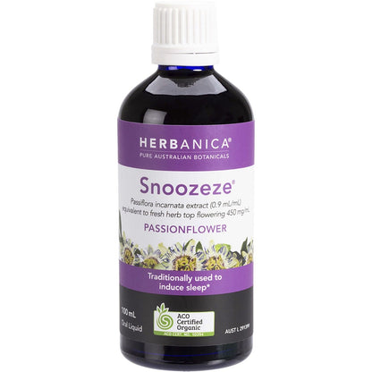 PPC Herbs Herbanica Herbal Tincture Snoozeze Passionflower 100ml