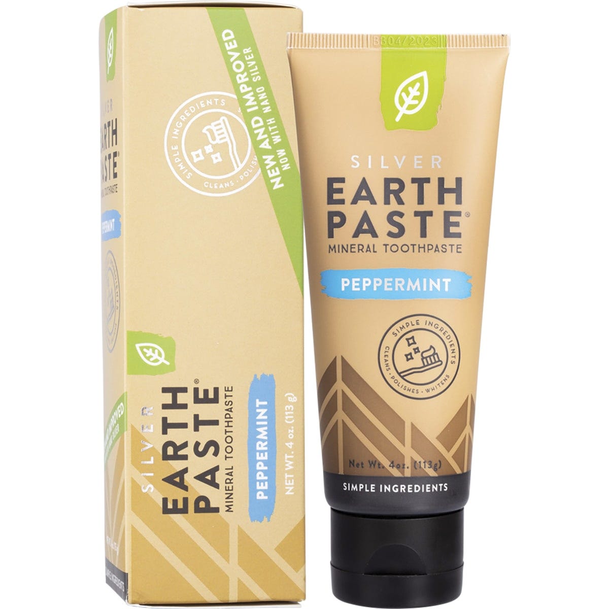 Redmond Earthpaste Toothpaste with Silver Peppermint 113g