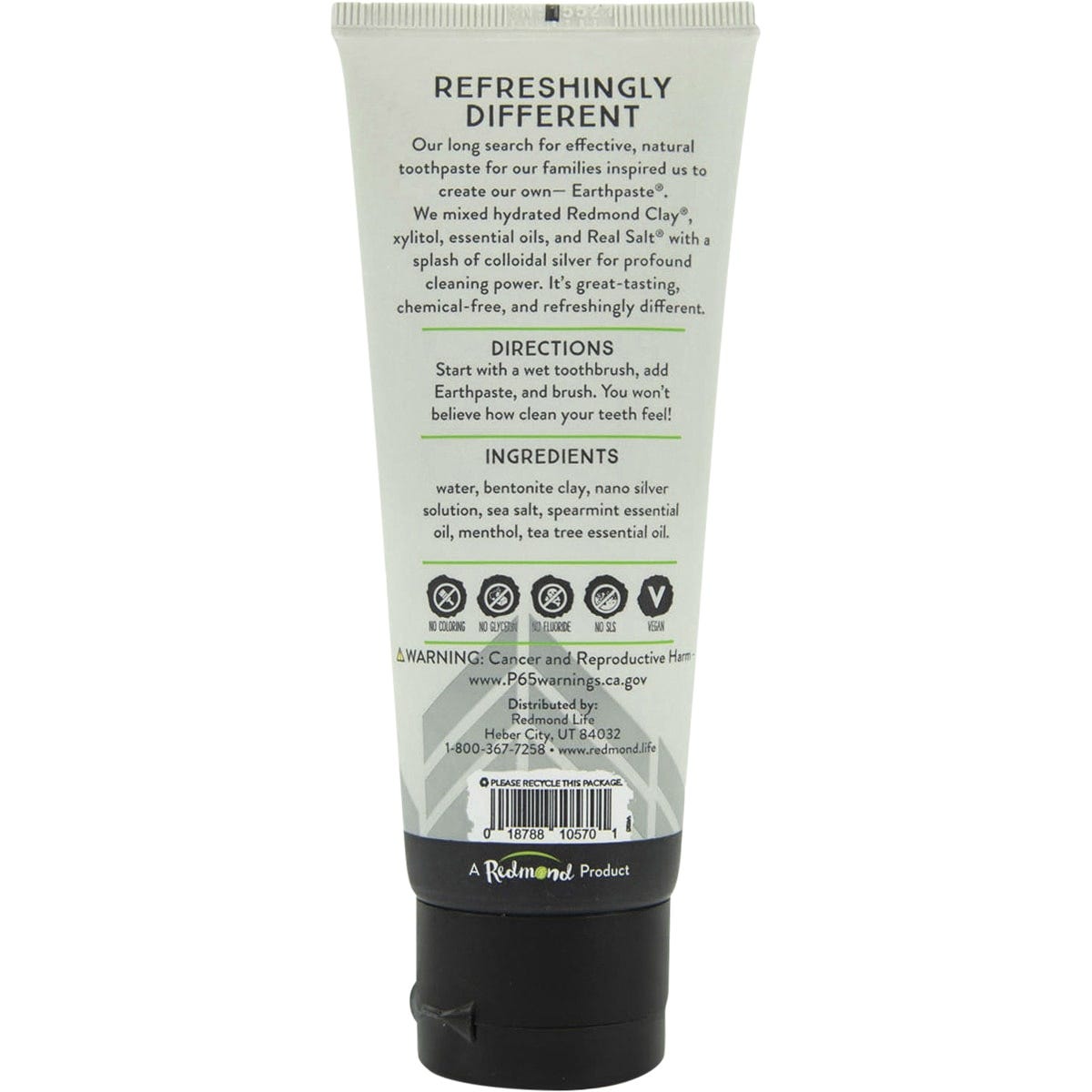 Redmond Earthpaste Toothpaste with Silver Spearmint 113g