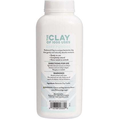 Redmond Clay Baby Powder Fragrance Free 85g