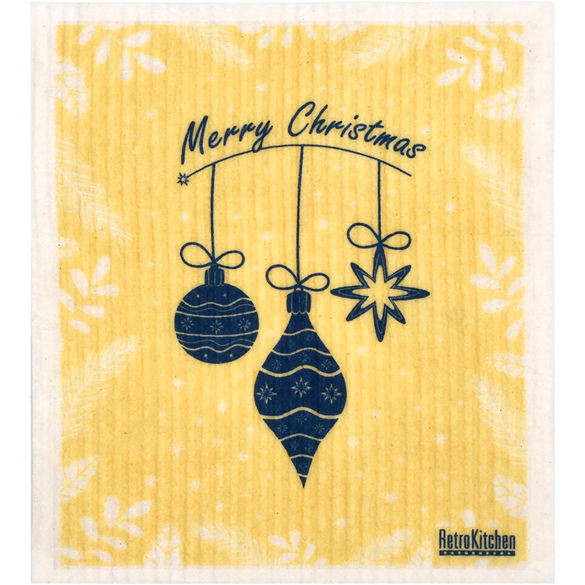 Retrokitchen 100% Compostable Sponge Cloth Christmas Baubles