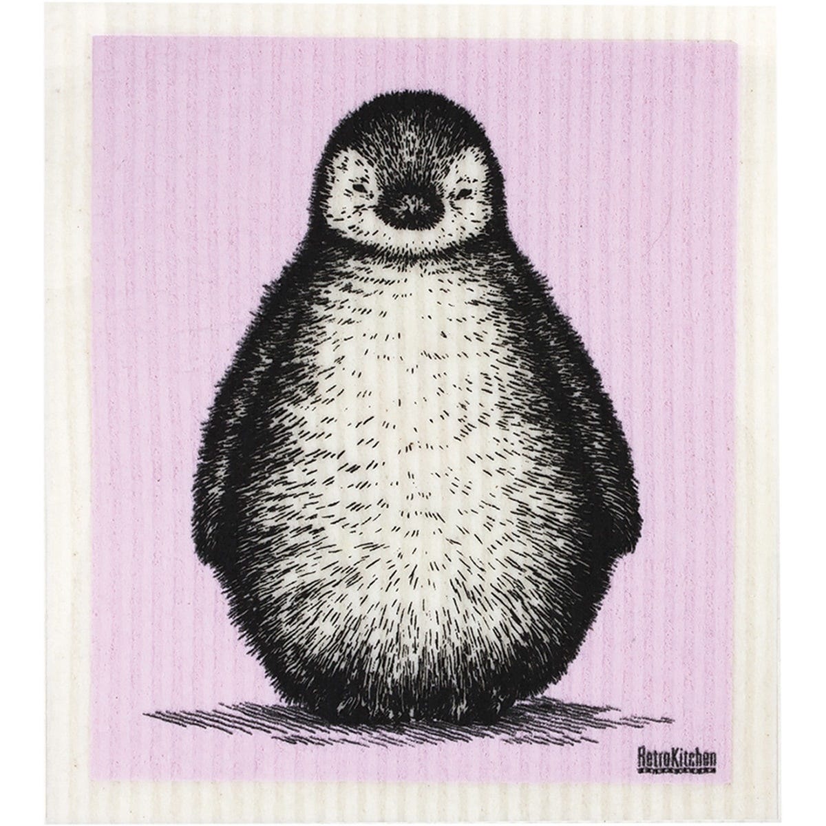 Retrokitchen 100% Compostable Sponge Cloth Penguin