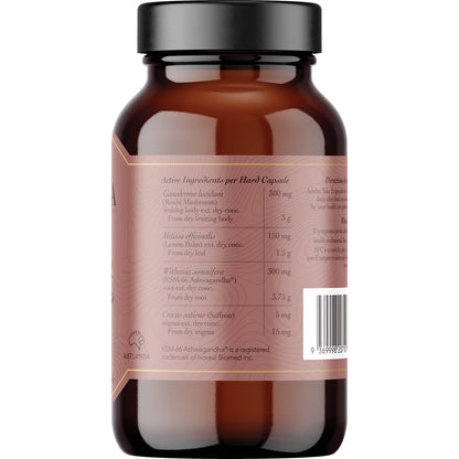 Ritua STRESS Saffron Ashwagandha LemonBalm Reishi 60 Caps