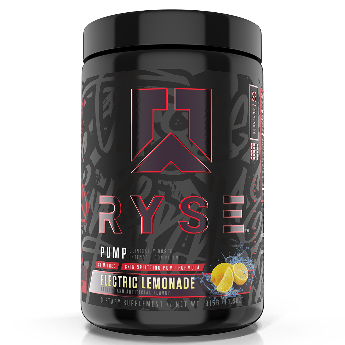 Ryse Blackout Pump Pre-Workout 25 Servings