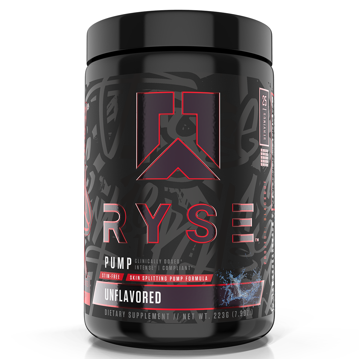Ryse Blackout Pump Pre-Workout 25 Servings