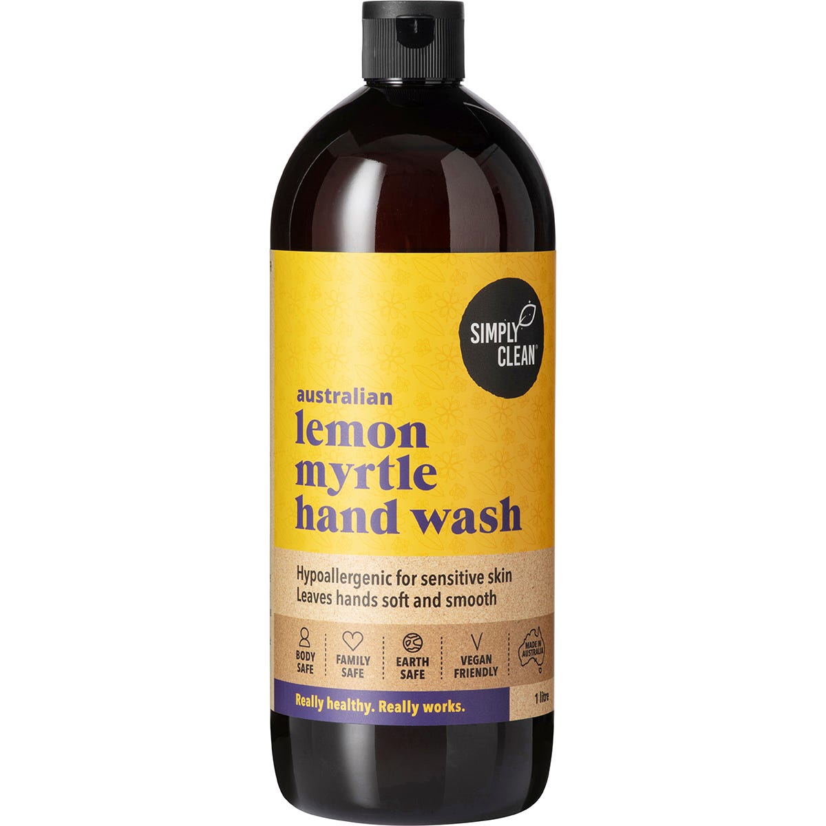 Simply Clean Hand Wash Lemon Myrtle 1L