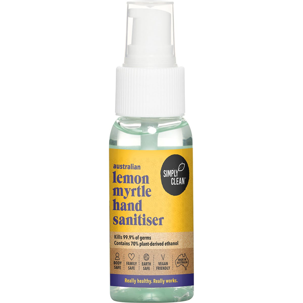 Simply Clean Hand Sanitiser Lemon Myrtle 15x50ml