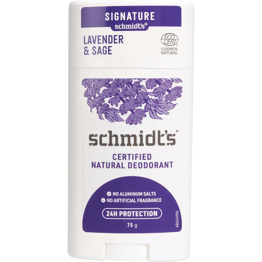 Schmidt's Deodorant Stick Lavender + Sage 75g