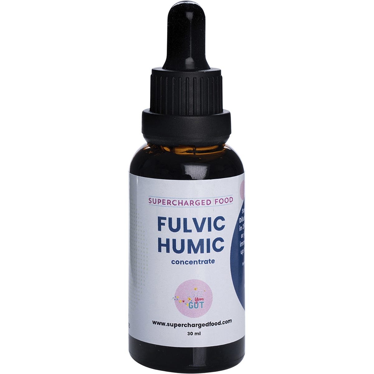 Supercharged Food Fulvic Humic Concentrate Drops 30ml