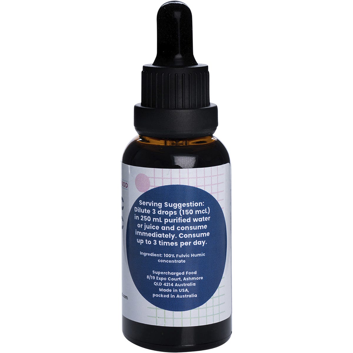 Supercharged Food Fulvic Humic Concentrate Drops 30ml