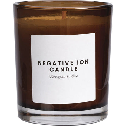 Supercharged Food Negative Ion Candle Lemongrass & Lime