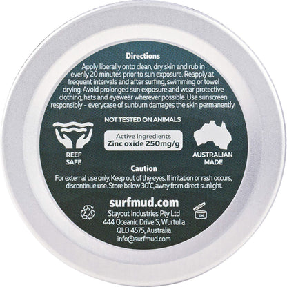 Surfmud Ocean Addicts Sunscreen SPF 30 Tin 100g