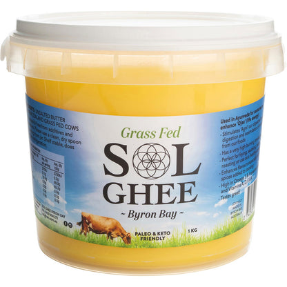 Sol Organics Grass Fed Ghee 1kg