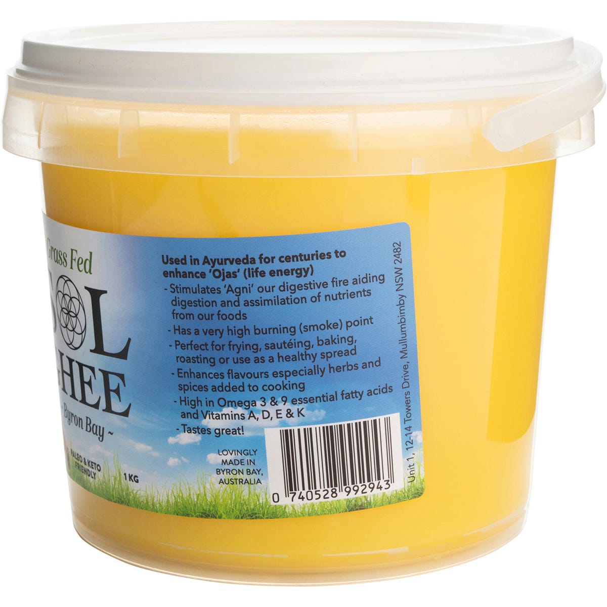 Sol Organics Grass Fed Ghee 1kg