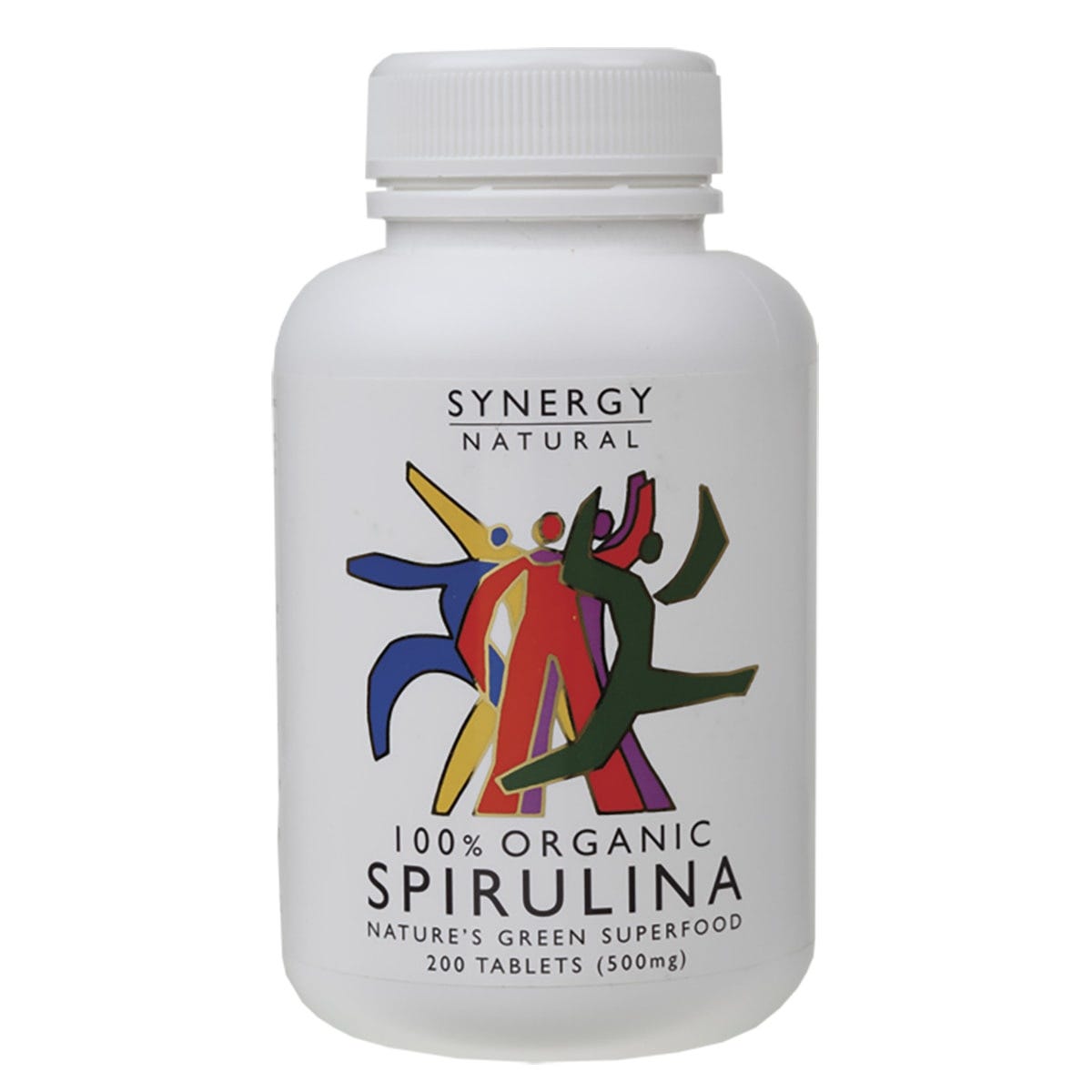 Synergy Organic Spirulina Tablets 500mg 200 Tabs