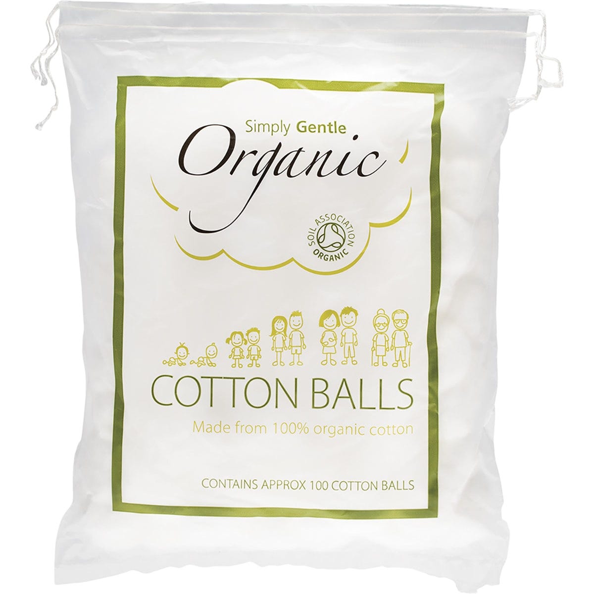 Simply Gentle Organic Cotton Balls 100pk